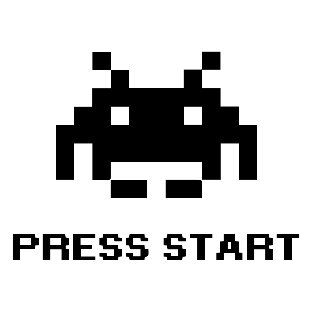 space invaders logo